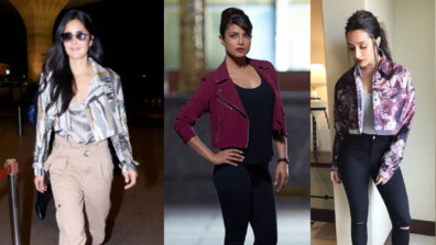 Fashion Queens: Katrina Kaif, Priyanka Chopra & Shraddha Kapoor have got Crop Jackets as wardrobe staples