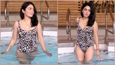 Fire Alert! Neeru Bajwa Is Raising The Hotness Bar In A Hot Animal Print Swimsuit: Fans Are Sweating