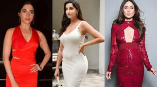 Flaunt your hourglass figure in a bodycon midi dress the Tamannaah Bhatia, Nora Fatehi & Kareena Kapoor style