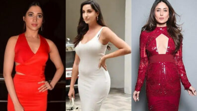 Flaunt your hourglass figure in a bodycon midi dress the Tamannaah Bhatia, Nora Fatehi & Kareena Kapoor style