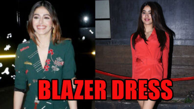 From Alaya F Or Janhvi Kapoor: B-Town Divas Who Slew The Blazer Dress