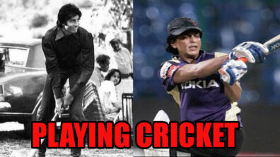 From Amitabh Bachchan To Shah Rukh Khan: When 6+ B-Town Celebs Were Spotted Playing Cricket