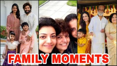 From Rajinikanth To Allu Arjun, Kajal Aggarwal: Adorable Family pictures of these 3 South Actors You Can’t Miss!