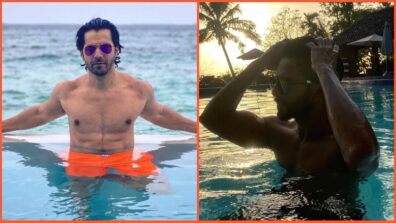 Fun In The Pool:  Varun Dhawan & Shahid Kapoor’s Hot Pool Pictures Will Make You Feel the Heat