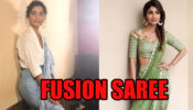 Fusion Saree Look: Sonam Kapoor Vs Shilpa Shetty, Who Rocked The Saree Better?