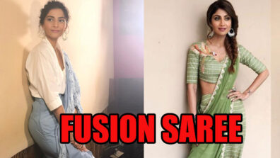 Fusion Saree Look: Sonam Kapoor Vs Shilpa Shetty, Who Rocked The Saree Better?