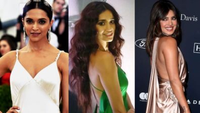 Get ready to feel the heat seeing Deepika Padukone, Disha Patani & Priyanka Chopra’s sensual satin backless avatars, who’s your favourite?