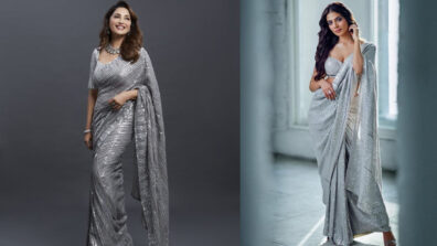 Get your Saree fashion on-point with Madhuri Dixit & Malavika Mohanan