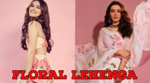 Hansika Motwani Vs Tara Sutaria: Who Shows Off The Flower Power In Floral Lehenga?