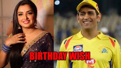 Happiest birthday to my version of “God of cricket”: Bhojpuri Diva Aamrapali Dubey’s birthday wish for MS Dhoni