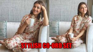 Have You Seen Kajal Aggarwal’s Co-Ord Set Worth Rs 12k: Checkout To Fall In Love