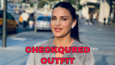 Himanshi Khurana Treat Fans With Chequered Outfit Pictures