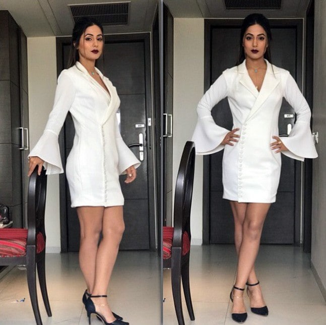 Hina Khan Vs Divyanka Tripathi: Which Boss Lady Stabs Hearts In A White Blazer Dress? - 0