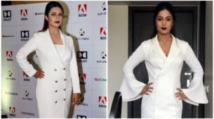 Hina Khan Vs Divyanka Tripathi: Which Boss Lady Stabs Hearts In A White Blazer Dress?
