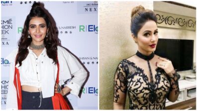 Hina Khan Vs Karishma Tanna: Who Is Your Favourite Diva In The Top Knot Bun?