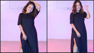 Hot Legs: Neha Kakkar flaunts her ‘kurta pajama’ swag in a slit outfit, fans sweat