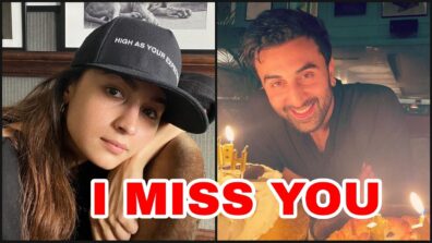 How Romantic: Alia Bhatt can’t stop missing boyfriend Ranbir Kapoor, shares selfie wearing his cap