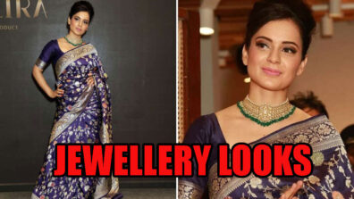 How To Wear A Perfect Saree With Perfect Jewellery? Take Cues From The Fearless Actress Kangana Ranaut