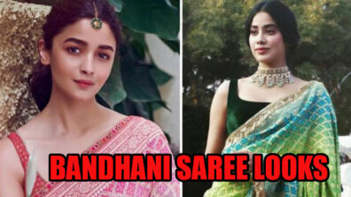 In Love With Bandhani? Take Cues From Alia Bhatt & Janhvi Kapoor