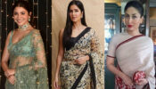 In love with designer Sabyasachi’s hand-stitched sarees? Take vogue cues from Anushka Sharma, Katrina Kaif & Kareena Kapoor
