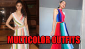 In Love With Multicolor Outfits: Take Cues From Alia Bhatt & Karisma Kapoor