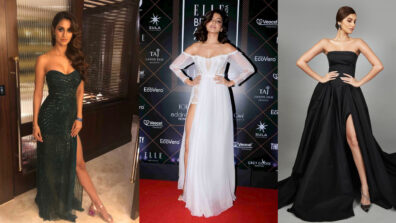 In love with the hot & sensuous off-shoulder gown? Take cues from Disha Patani, Anushka Sharma & Tara Sutaria