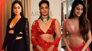 In love with the plunging neckline style? Take cues from Katrina Kaif, Kiara Advani & Disha Patani’s wardrobe