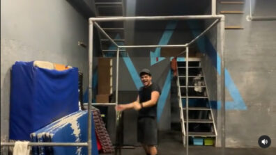 In Video Bhavya Gandhi aka Tapu caught on camera monkeying around in the gym, Sheen Das reacts