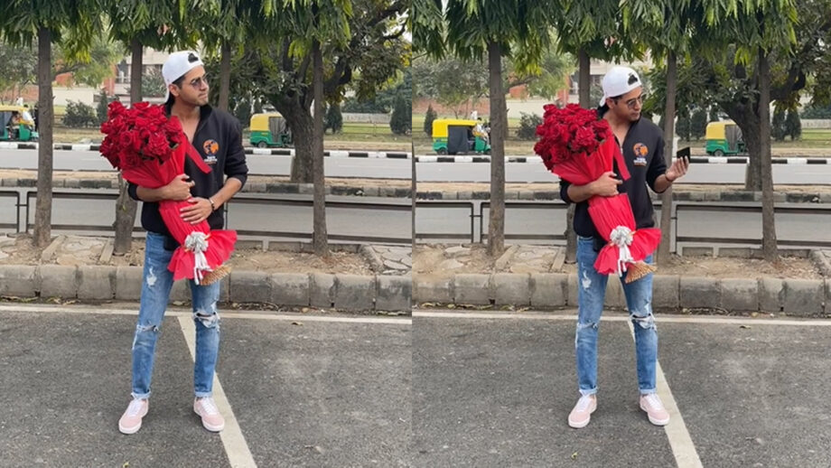 Intaha Ho Gayi Intezaar Ki: Randeep Rai spotted waiting with roses for someone special, fans curious 439002