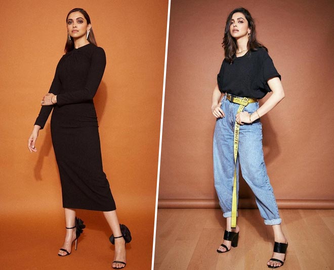 Is Your Favorite, Black Color? Steal Blackish Outfits From Deepika Padukone & Priyanka Chopra - 0