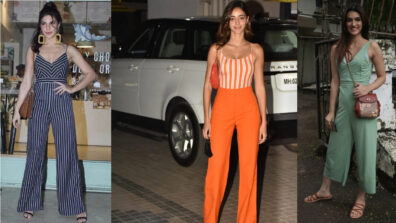 Jacqueline Fernandes, Ananya Panday & Kriti Sanon go chic in Jumpsuits, see pictures