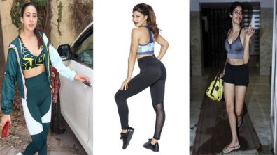 Jacqueline Fernandez, Sara Ali Khan, & Janhvi Kapoor Hottest Sports Bralette Styles That We Loved