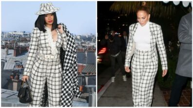 Jennifer Lopez Vs Cardi B: Which Diva Rocked In Black & White Pantsuit?