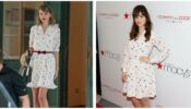Taylor Swift Vs Zooey Deschanel: Which Diva Slew In An Alike Dress?