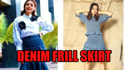 Kajal Aggarwal Vs Rakul Preet: Which Diva Sizzled In Denim Frill Skirts?