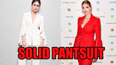 Kareena Kapoor Vs Kate Upton: Which Diva Slew The Bossy Solid Pantsuit?