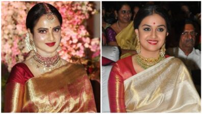 Keerthy Suresh Vs Bhanurekha Ganesan: Which Fashion Goddess Has Draped Her Saree Magnificently?