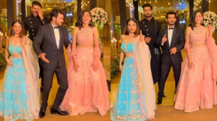Khatron Ke Khiladi 11 Reunion: Anushka Sen, Vishal Aditya Singh, Arjun Bijlani & Sana Makbul showcase their ‘desi dancing skills’ at Rahul Vaidya-Disha Parmar’s wedding, video goes viral
