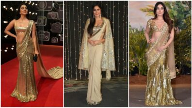 Kiara Advani Vs Katrina Kaif Vs Kareena Kapoor: Which Beauty Graced The Golden Saree Better?