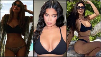 Kim Kardashian, Kylie Jenner & Sofia Vergara share smoking hot moments in black bralettes, fans feel the heat