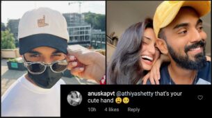 KL Rahul shares photo flaunting his new sunglasses, fan says “Athiya Shetty, that’s your cute hand”