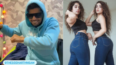 LOL Moment: Siddharth Nigam does a monkey dance, Chinki-Minki sisters react