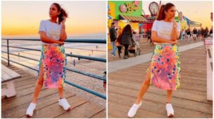 Looking For Beautiful Sequin Skirts? You Must Take Cues From Nayanthara