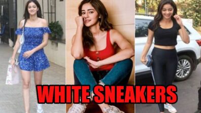 Looking For Perfect White Sneakers? Get Cues From Ananya Panday