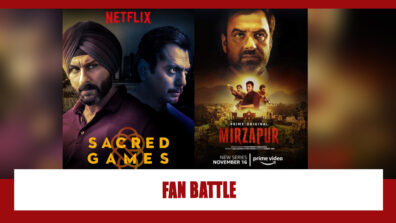 Mirzapur VS Sacred Games: Best web series ever? Fan Battle