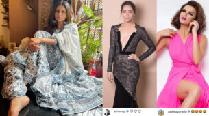 Mouni Roy gets her desi vibe on point, Asha Negi & Aashka Goradia react