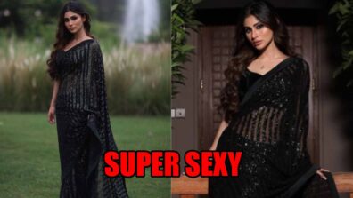 Times When Gorgeous Mouni Roy Kept Her Dressing Style Classy In All Black Look With A Sling Bag