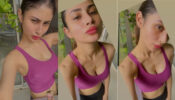Mouni Roy shares super-hot ‘post workout’ moment in lavender bralette, fans go bananas