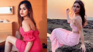 Mouni Roy Vs Jannat Zubair: Whose Pink Tissue Dress Do You Like Better?