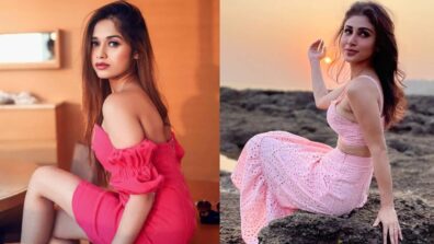 Mouni Roy Vs Jannat Zubair: Whose Pink Tissue Dress Do You Like Better?